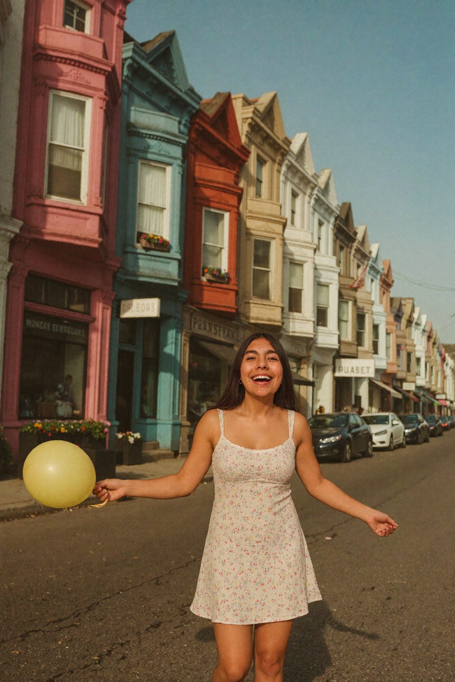 Daniela en Calles de colores