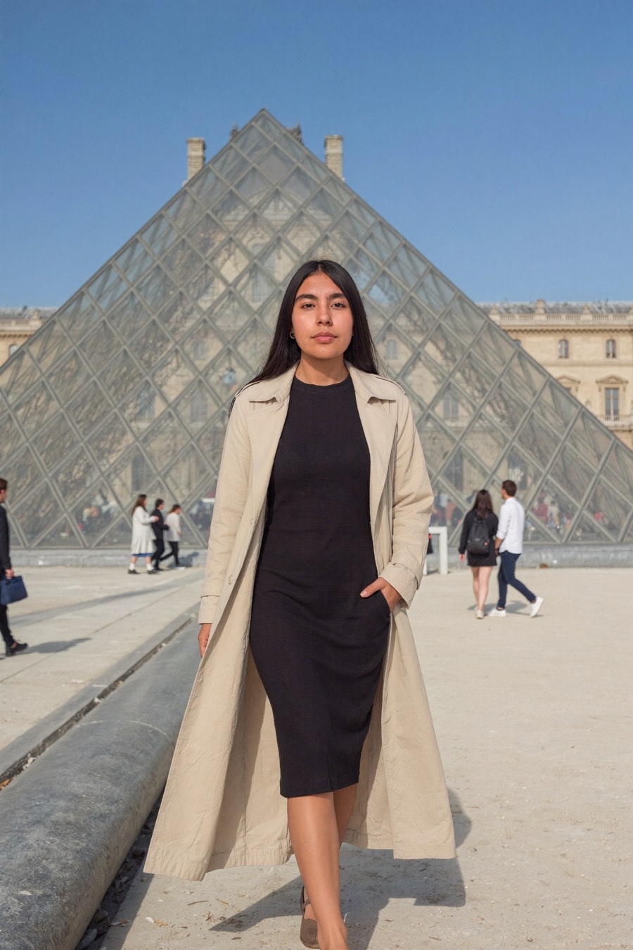 Daniela en Museo del Louvre